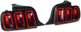 Raxiom 05-09 Ford Mustang Gen5 Tail Lights- Black Housing (Smoked Lens) 49169