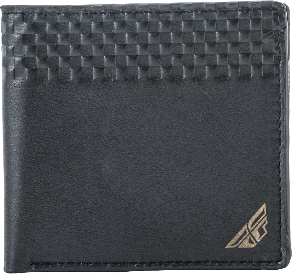 FLY RACING Fly Leather Wallet Black 360-9390