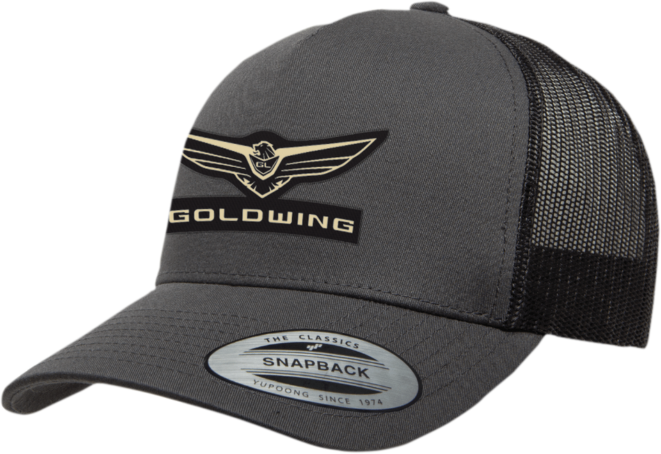 FACTORY EFFEX Goldwing Rally Hat - Gray/Black 25-86804