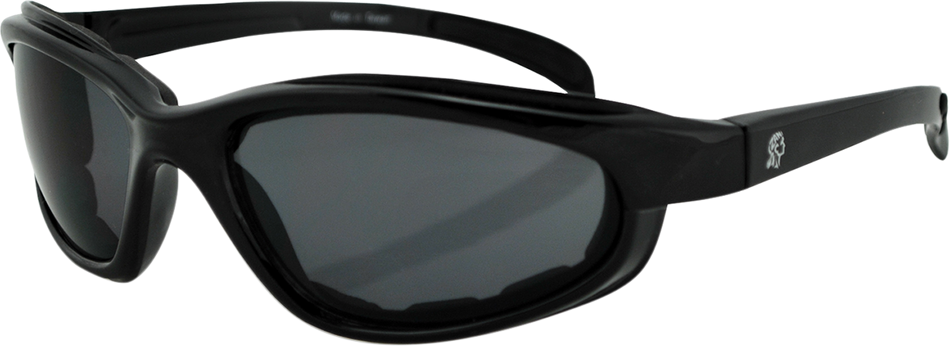 ZAN HEADGEAR Arizona Sunglasses - Shiny Black - Smoke EZAZ001