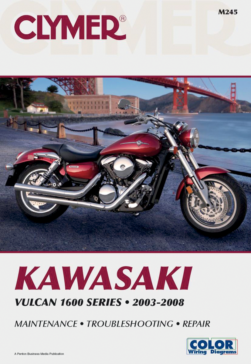 CLYMER Manual - Kawasaki Vulcan 1600 '03-'08 CM245