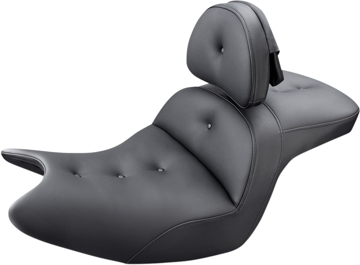 SADDLEMEN Seat - Roadsofa - With Backrest - Pillow Top - Black H18-07-181BR