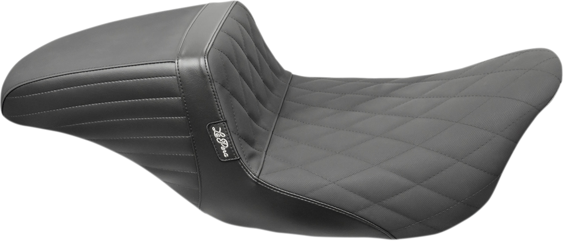 Asiento LE PERA Kickflip - Diamante con cinta de agarre - Negro - FL '08-'22 LK-597DMGP 