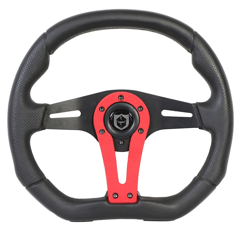 PRO ARMOR 13.75 Top Marker Extreme Weather Steering Wheel Red A19UZ286RD
