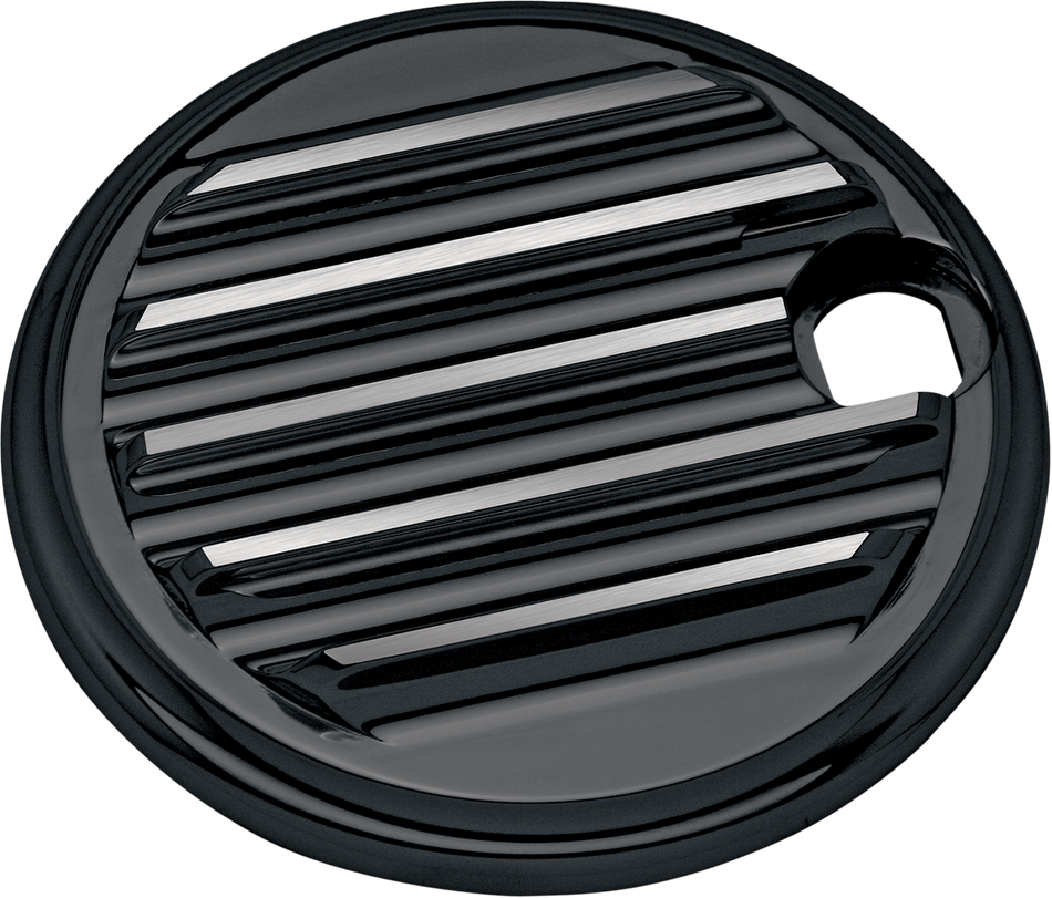 COVINGTONS Fuel Door - Finned - Gloss Black C1126-B