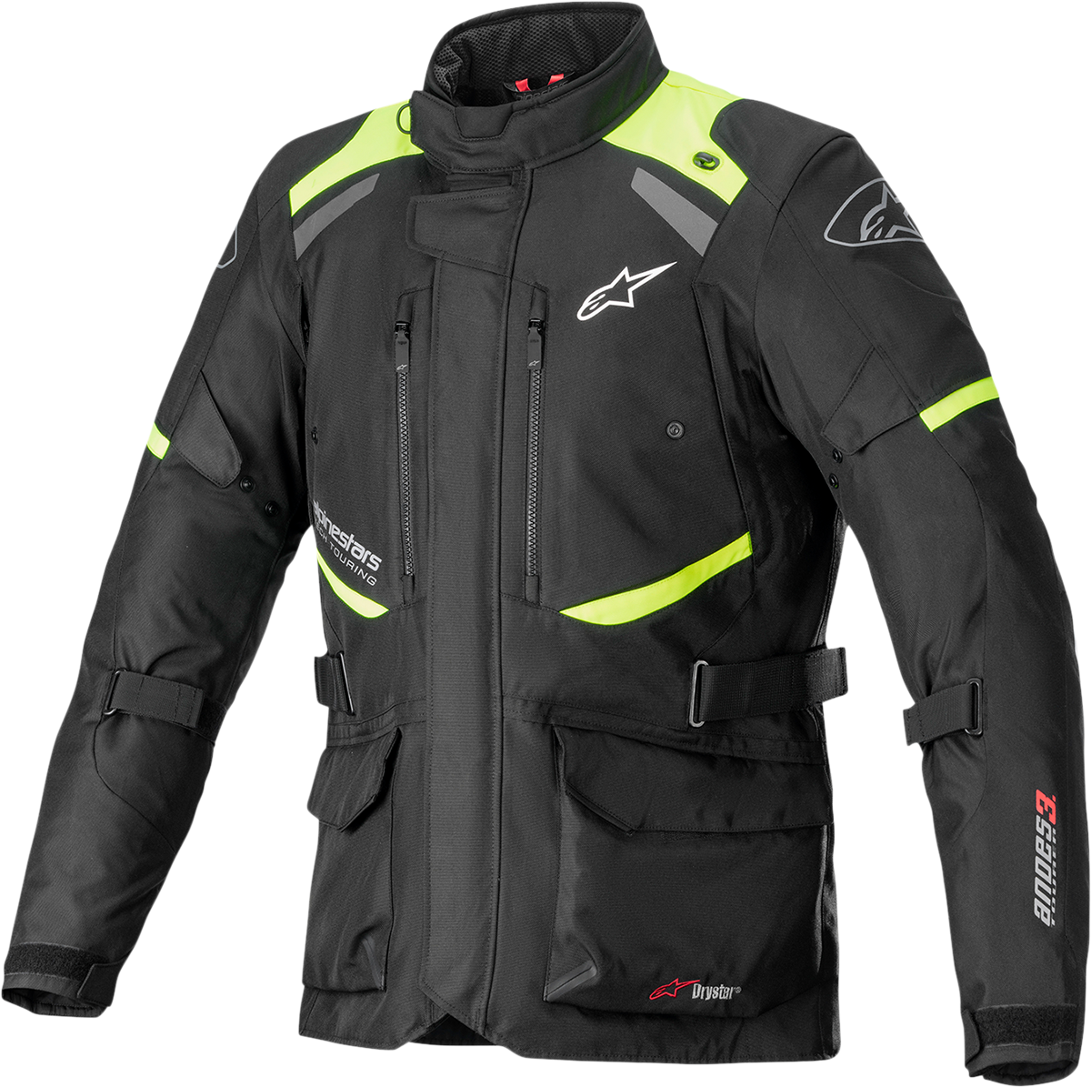 ALPINESTARS Andes v3 Jacke - Schwarz/Gelb - 4XL 3207521-155-4X