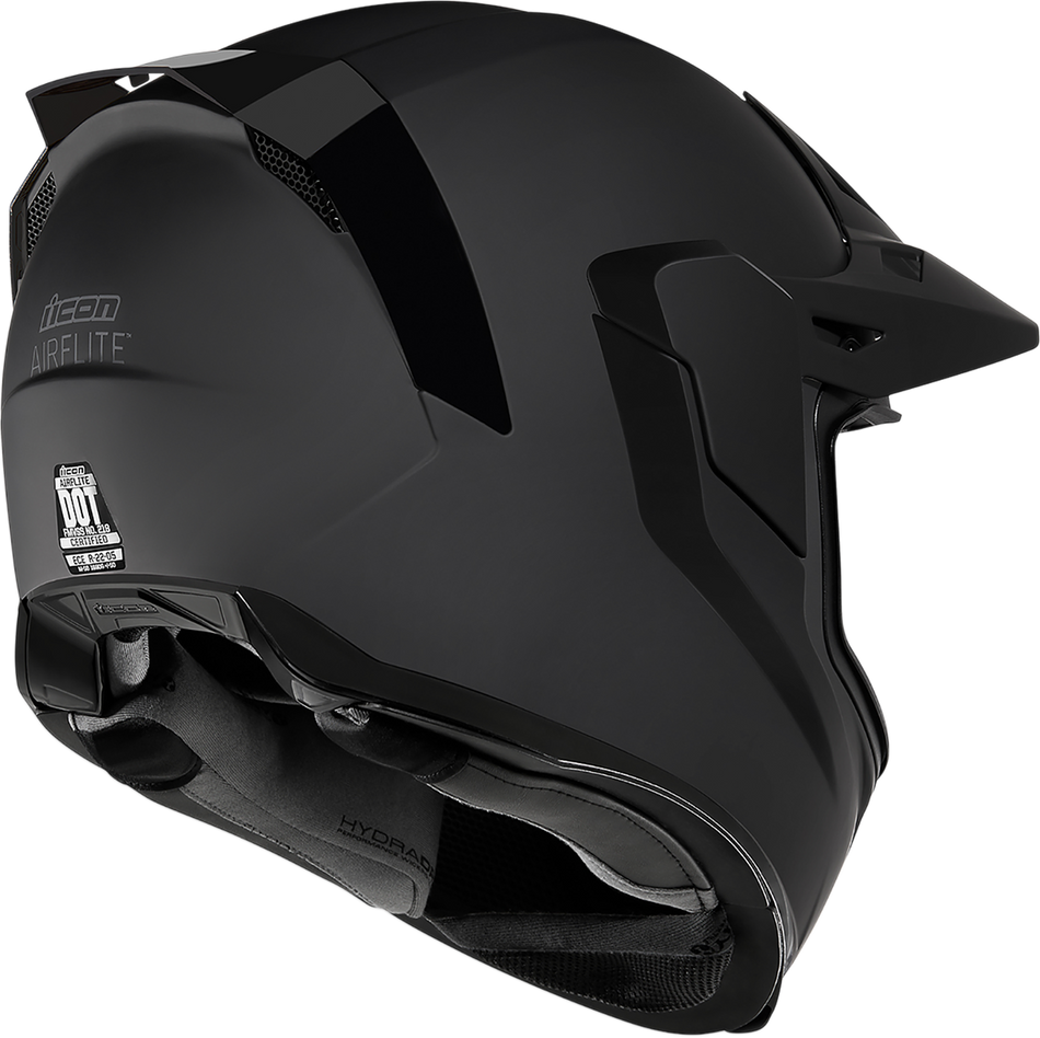 ICON Airflite™ Moto Helmet - Rubatone - Black - Medium 0101-13304
