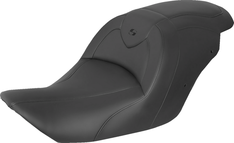 SADDLEMEN RoadSofa Seat - without Backrest - Black w/ Black Stitching - GL1800 '14-'17 H23-20-187