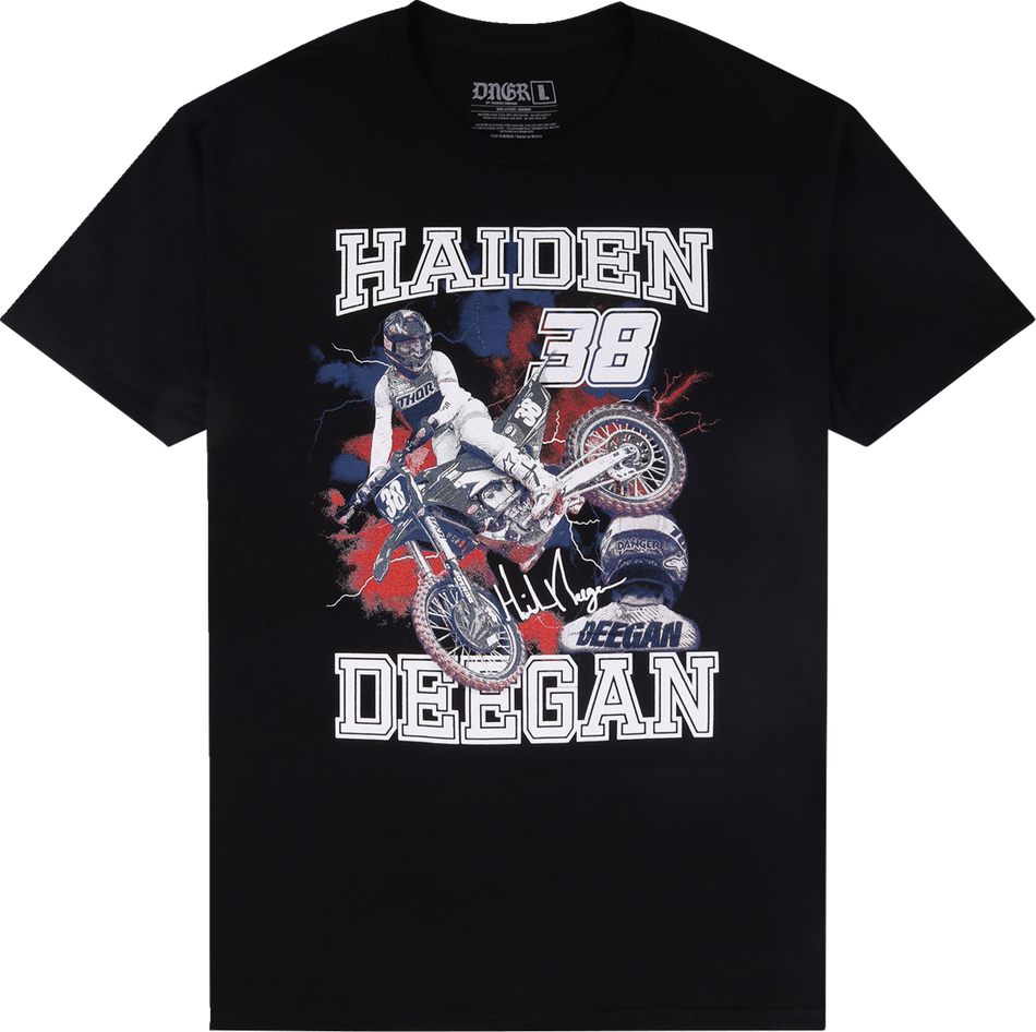 Deegan Apparel Youth 38 T-Shirt - Black - XS DBTSS3008BLKXS
