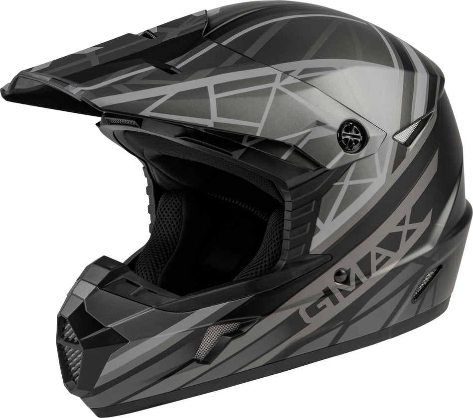 GMAX Mx-46 Off-Road Mega Helmet Matte Black/Grey Md D3461505