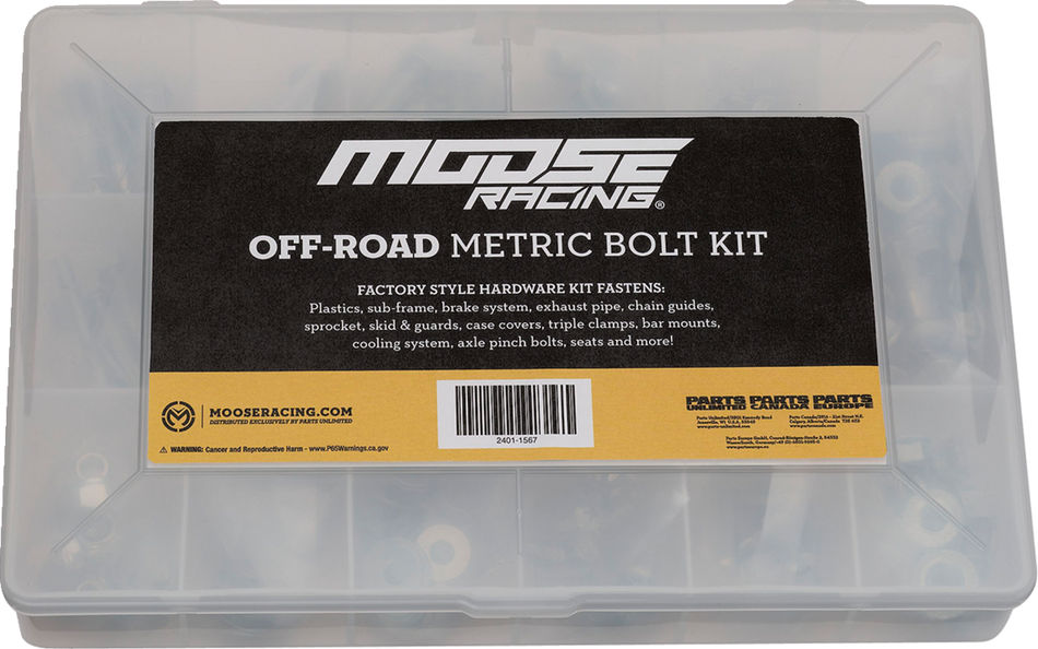 Kit de pernos MOOSE RACING - Métrico BKP-02 