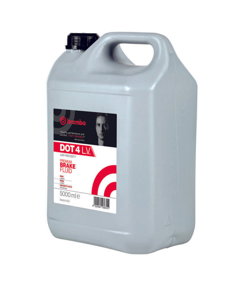 Brembo DOT 4 Low Viscosity Brake Fluid (5000 ML) L04250