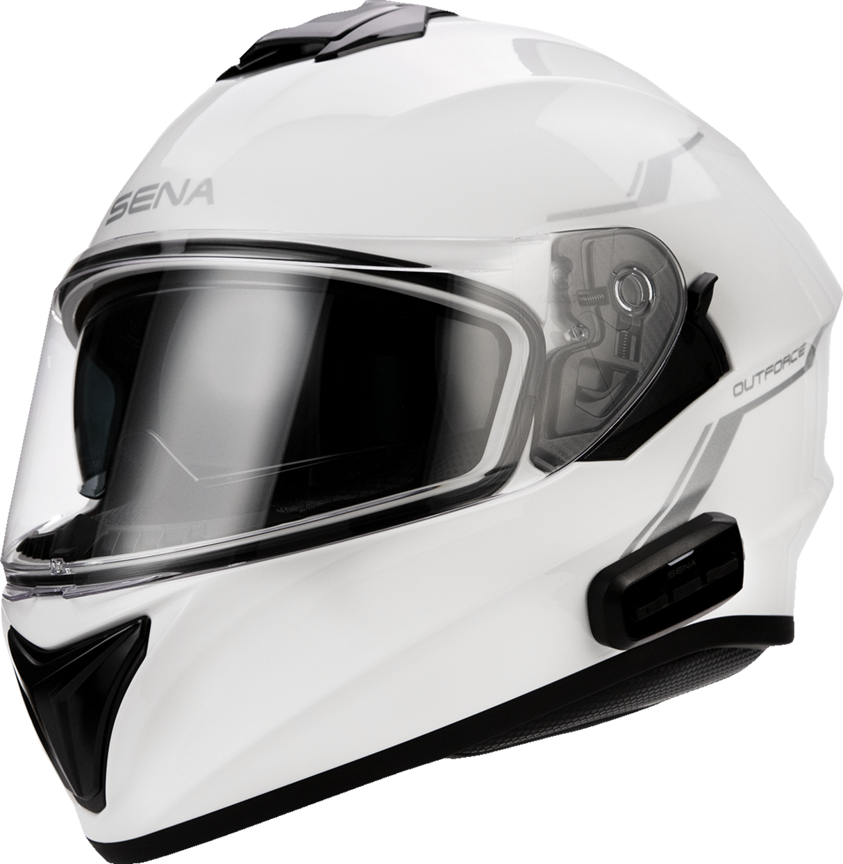 SENA OutForce Helmet - Glossy White - Medium OUTFORCE-GW00M