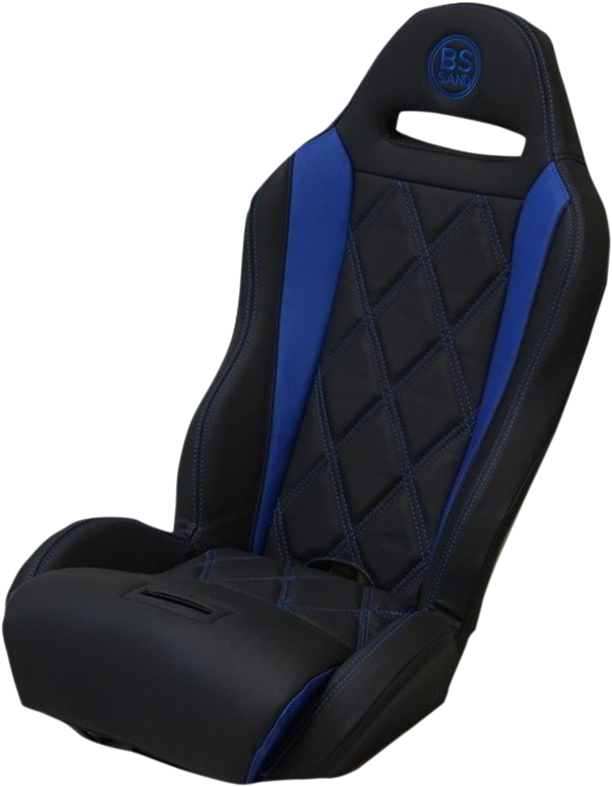 BS SAND Performance Seat - Big Diamond - Black/Blue PEBUBLBDR
