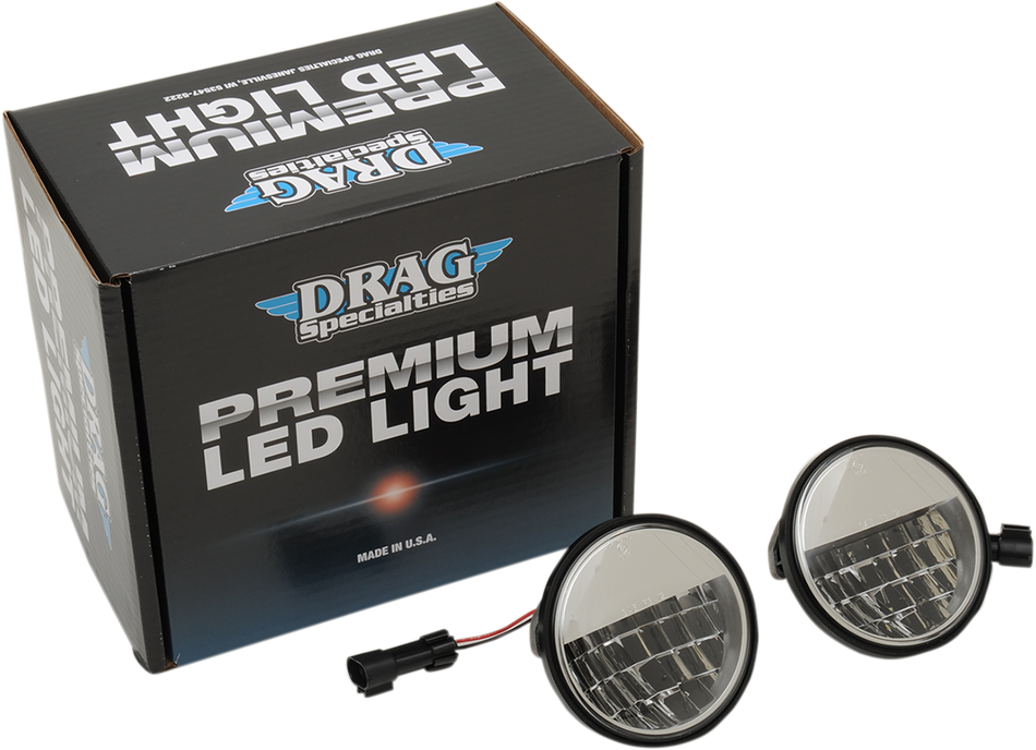 DRAG SPECIALTIES LIGHT FOG 4.5" LED REF PR 553024