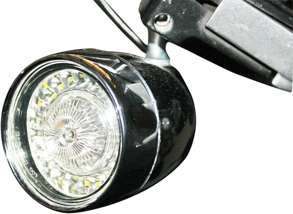 CUSTOM DYNAMICS Bullet Turn Signal - 1157 - Chrome - Smoke Lens PB-BB-AW-1157CS