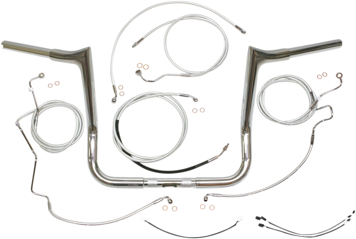 MAGNUM Handlebar Kit - Viking - 12" - Sterling Chromite II 38869-412