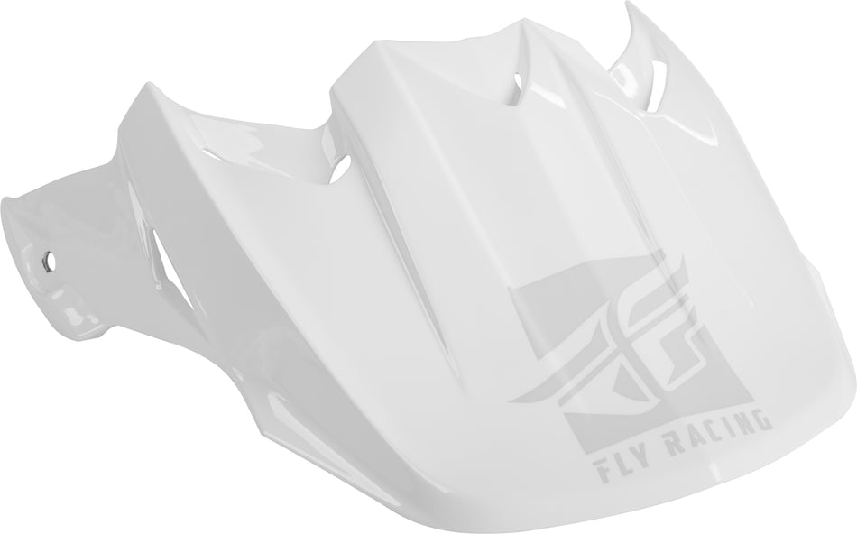 FLY RACING F2 Carbon Helmet Visor Gloss White 73-46251