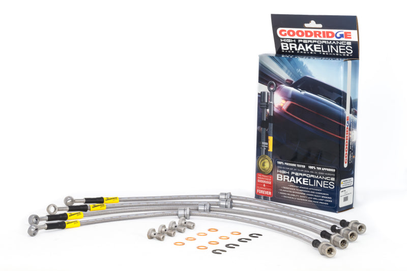 Goodridge 11/92-01 Impreza 2&4wd w/ Rear Disc Brake Lines 24212