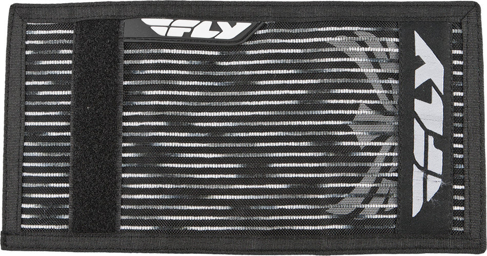 FLY RACING Nylon Wallet Black/White Stripes 360-9384