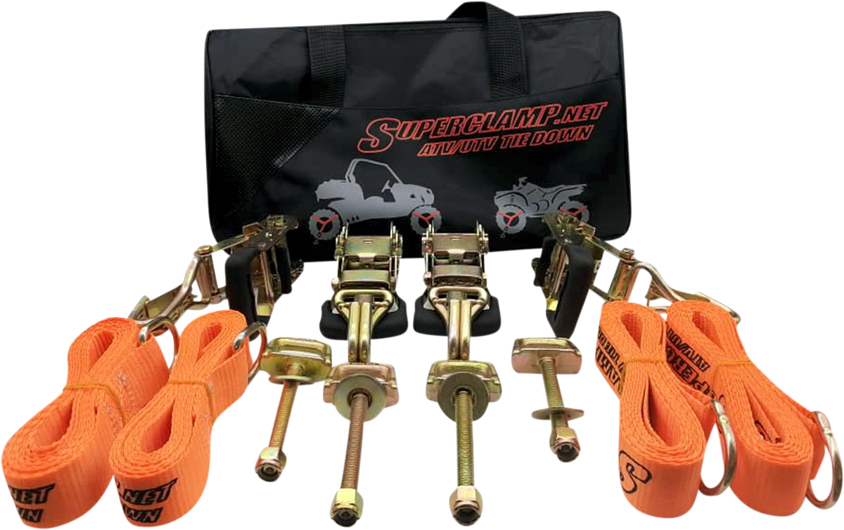 SUPERCLAMP ATV/UTV Tie Down Kit 9000ATVTIEDOWN