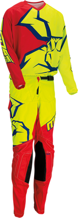 MOOSE RACING Youth Qualifier Pants - Red/Yellow/Blue - 22 2903-1967