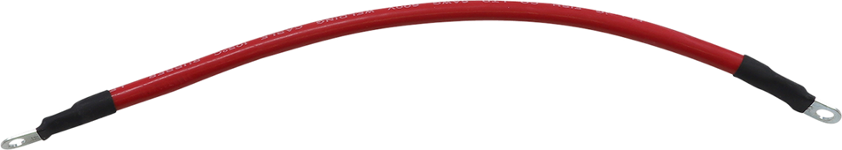 MOOSE RACING Battery Cable - 12" - Red 680-6722