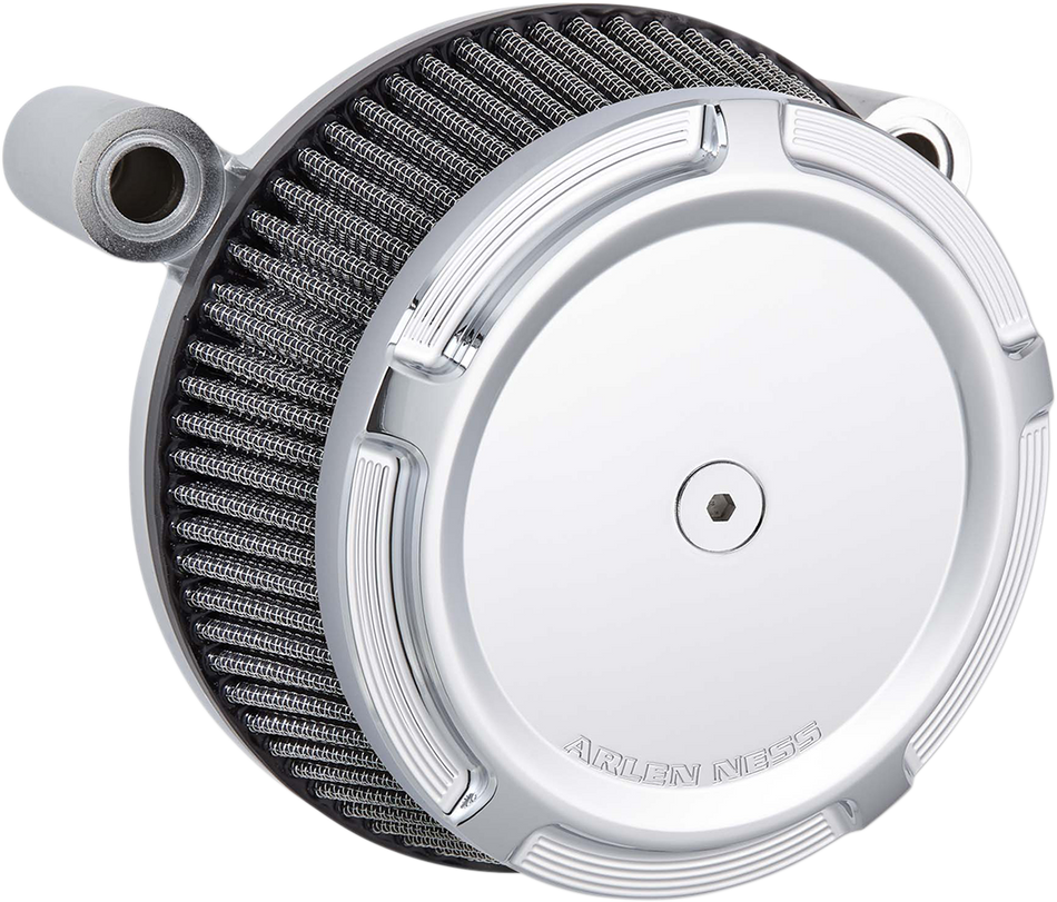 ARLEN NESS Beveled Synthetic Stage-1 Air Cleaner - Chrome 50-845
