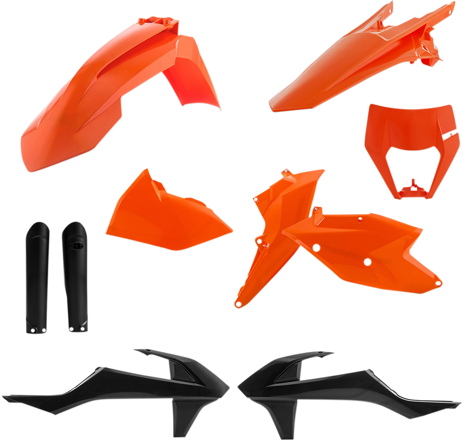 ACERBIS Full Replacement Body Kit - OEM '19 Orange/Black 2733426345