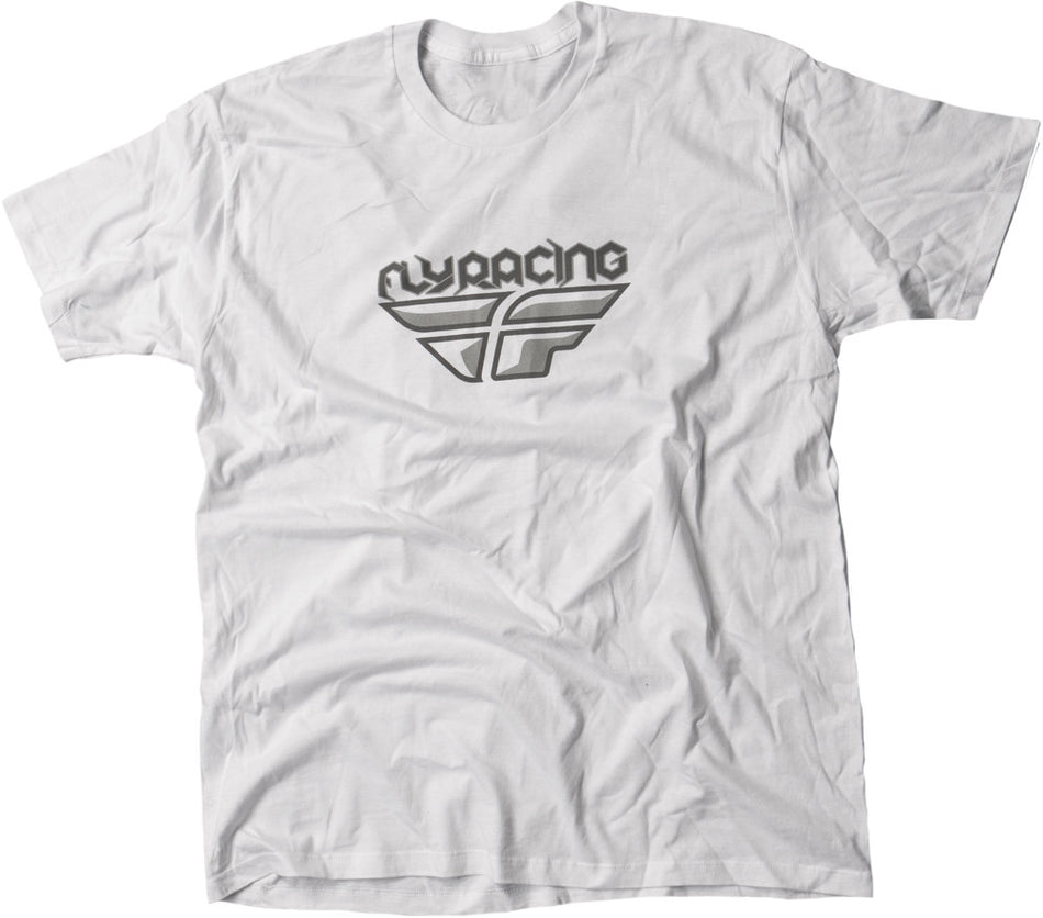 FLY RACING F-Wing Tee White L 352-0214L