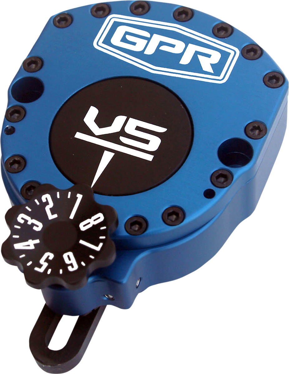 GPR V5-D Steering Damper - Blue - YZ 5-9001-0082B