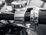 JOKER MACHINE Throttle Housing - Single Cable - Chrome 03-147