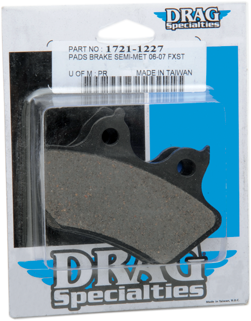 DRAG SPECIALTIES Semi-Metallic Brake Pads - Rear B16-0922SCP