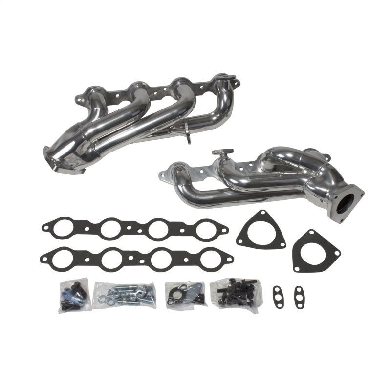 BBK 99-04 GM Truck SUV 4.8 5.3 Shorty Tuned Length Exhaust Headers - 1-3/4 Titanium Ceramic 4005