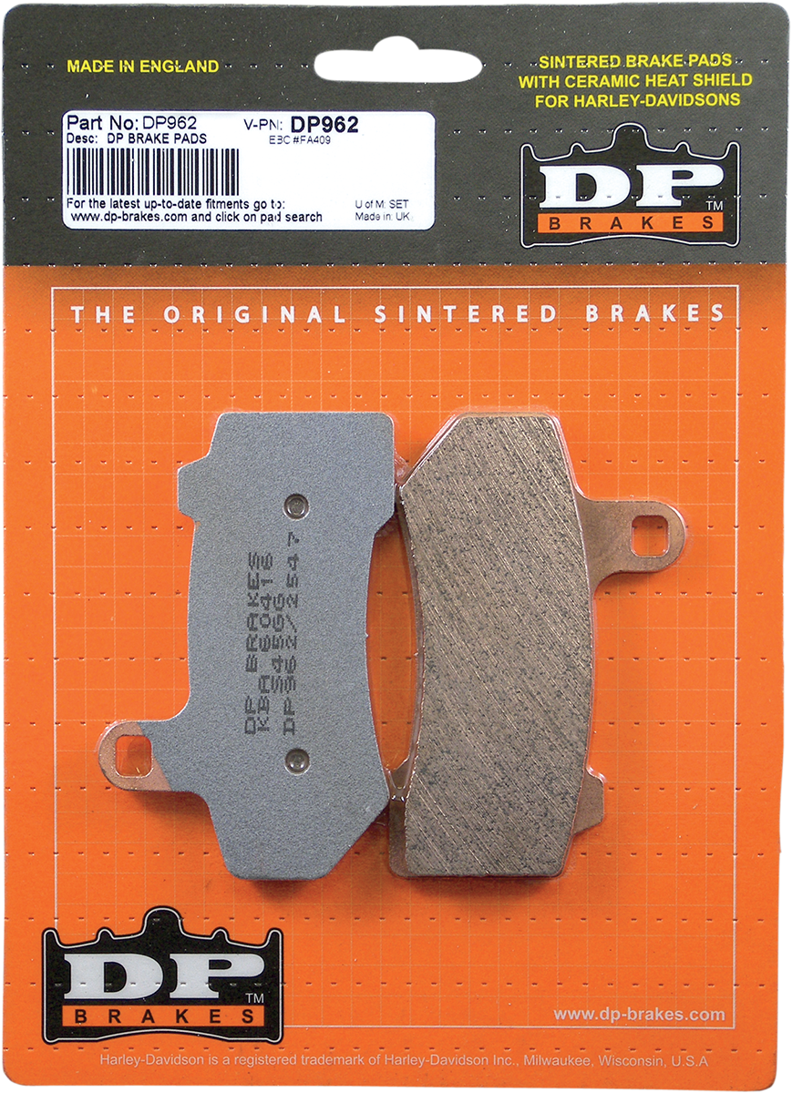 DP BRAKES Pastillas de freno sinterizadas - DP962 DP962 