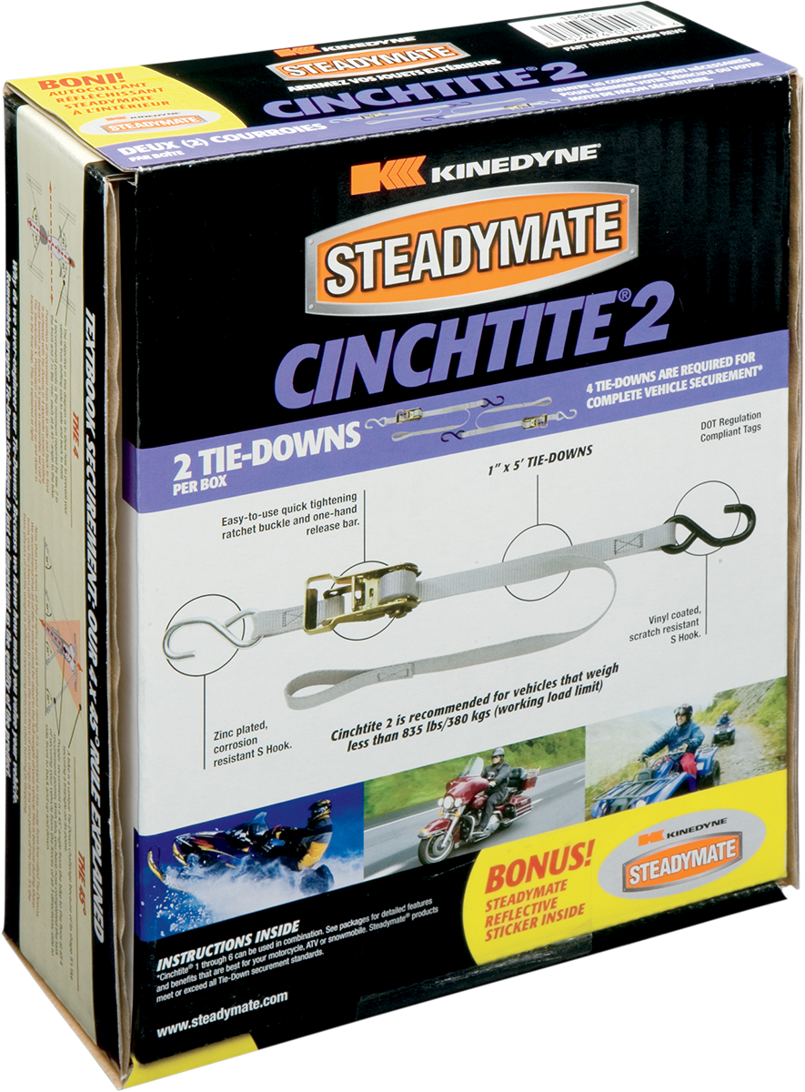 STEADYMATE Cinchtite 2 Ratchet Tie-Down 15465