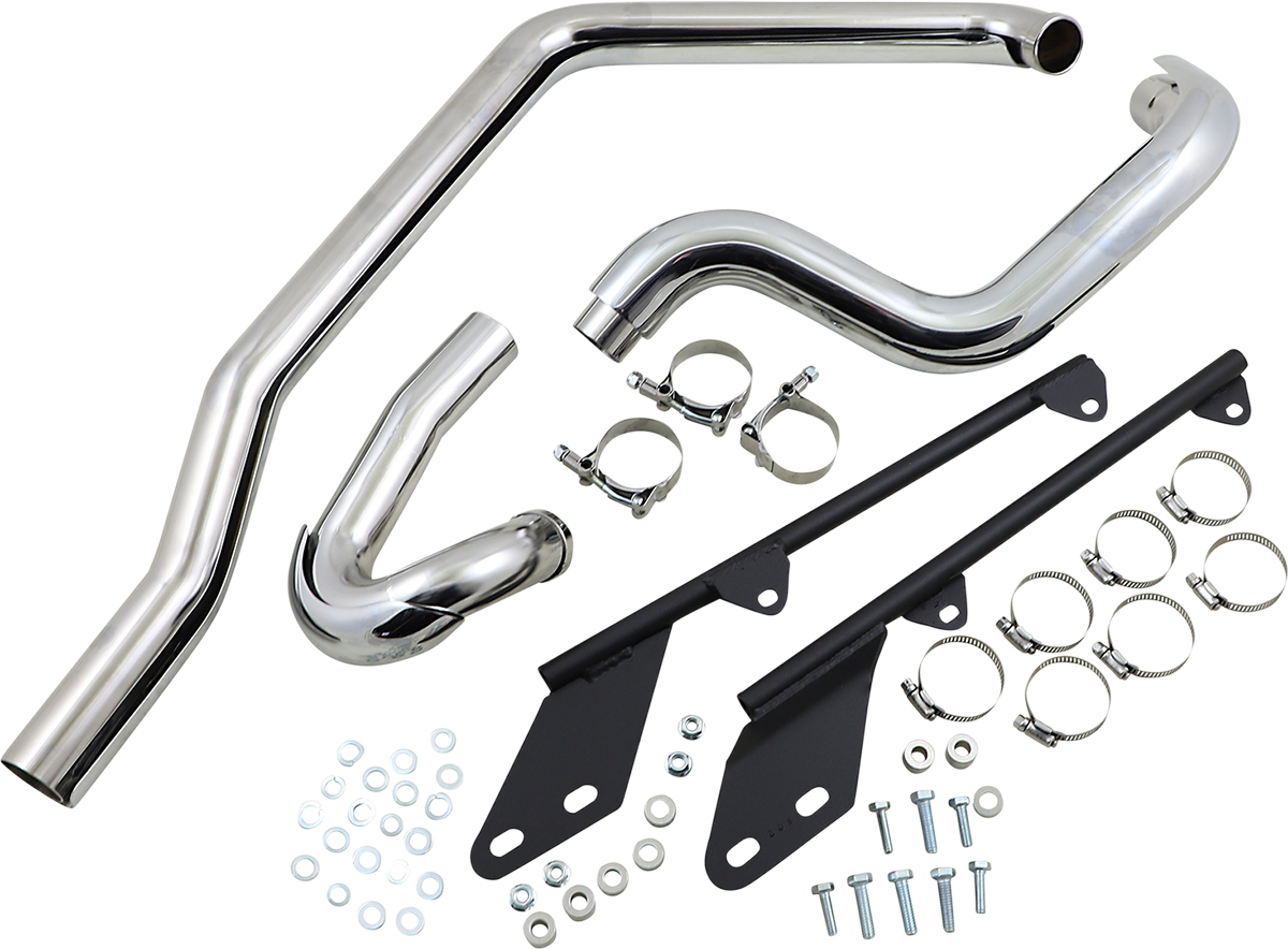 BASSANI XHAUST Tru Dual Exhaust - '86-'06 Softail SFT-211