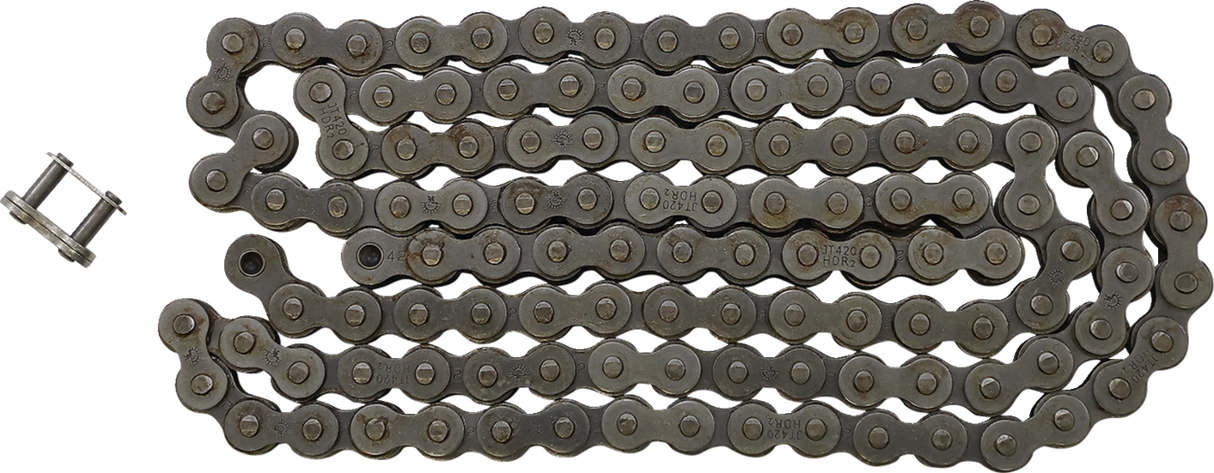 JT CHAINS 420 HDR - Heavy Duty Drive Chain - Steel - 122 Links JTC420HDR122SL