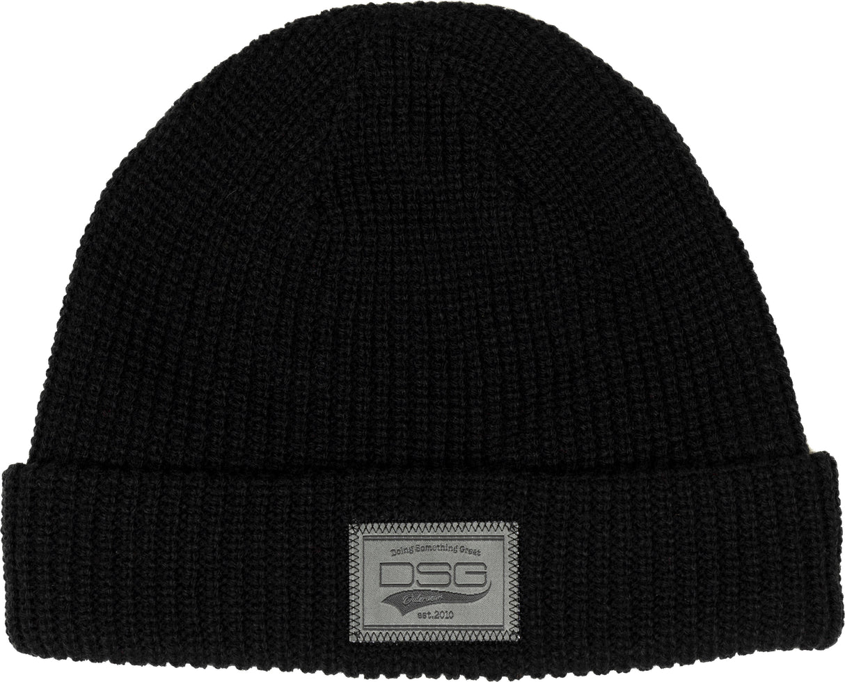 DSG Cap Knit Beanie Black 527090