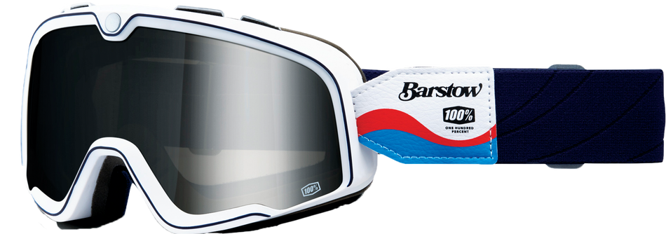 100% Barstow Goggle Lucien Mirror Silver Lens 50000-00014