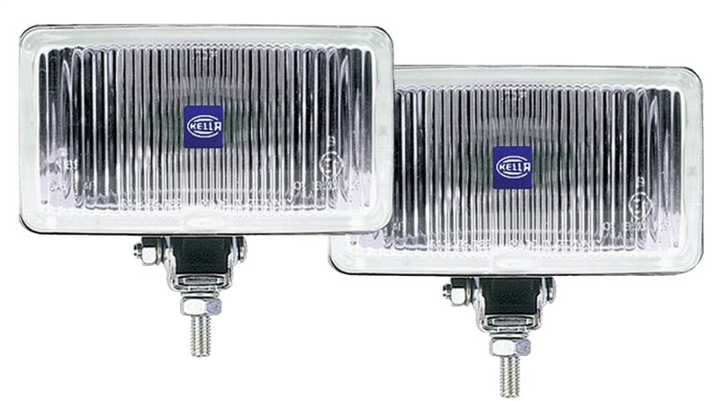 Hella 450 H3 12V SAE/ECE Fog Lamp Kit Clear - Rectangle (Includes 2 Lamps) LA005860601