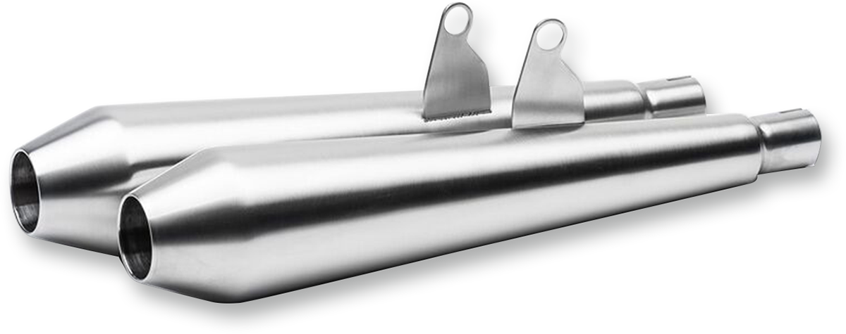 BRITISH CUSTOMS Predator Pro™ Mufflers - Polished Bonneville T100 2001-2008 BC902-103-P