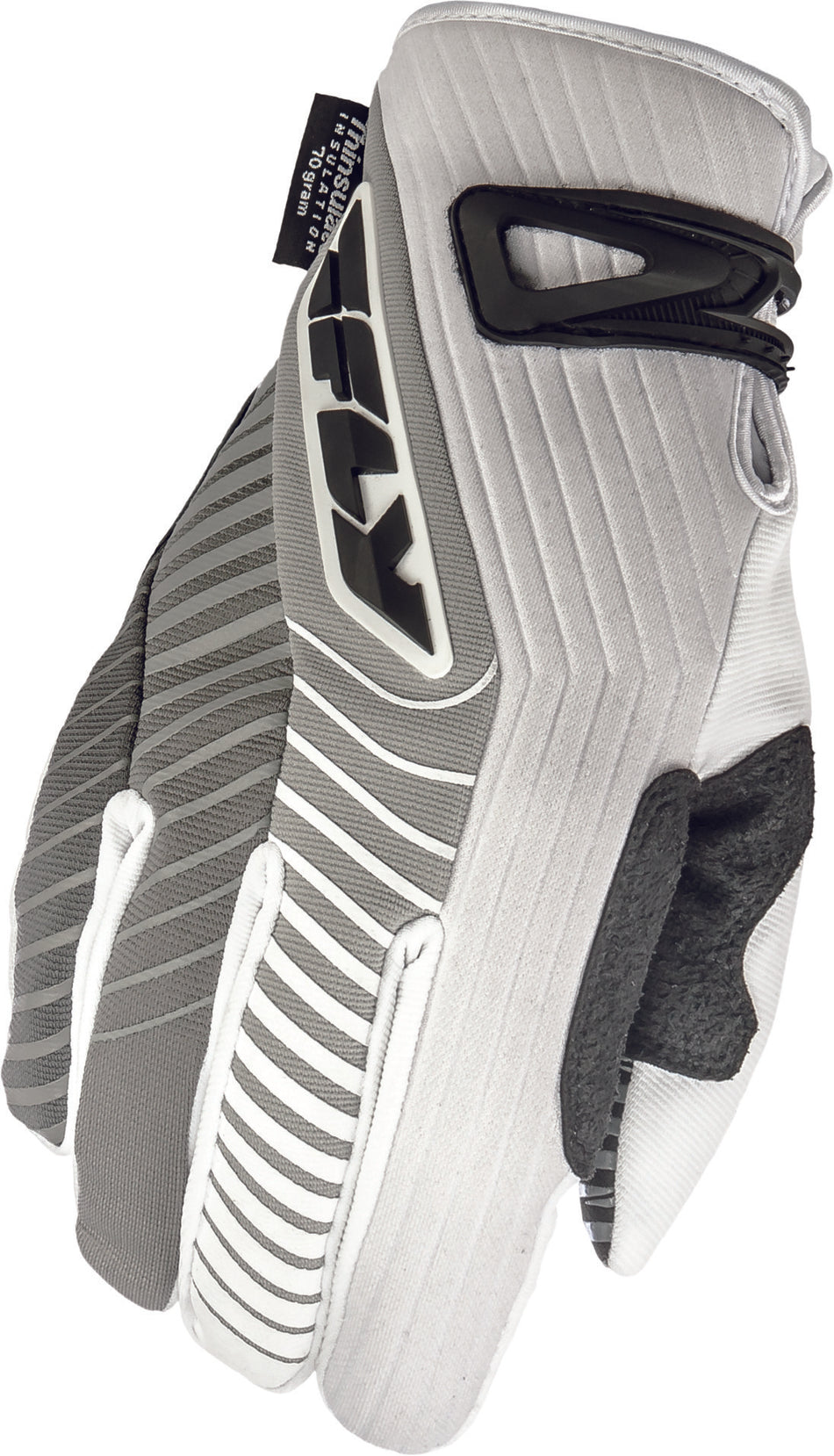 FLY RACING Title Gloves Long White Sz 12 #5884 367-034~12