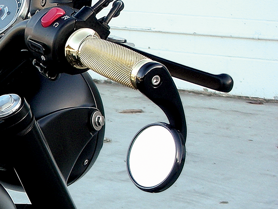 TODD'S CYCLE Bar-End Mirror - Black - Right BSMR-2