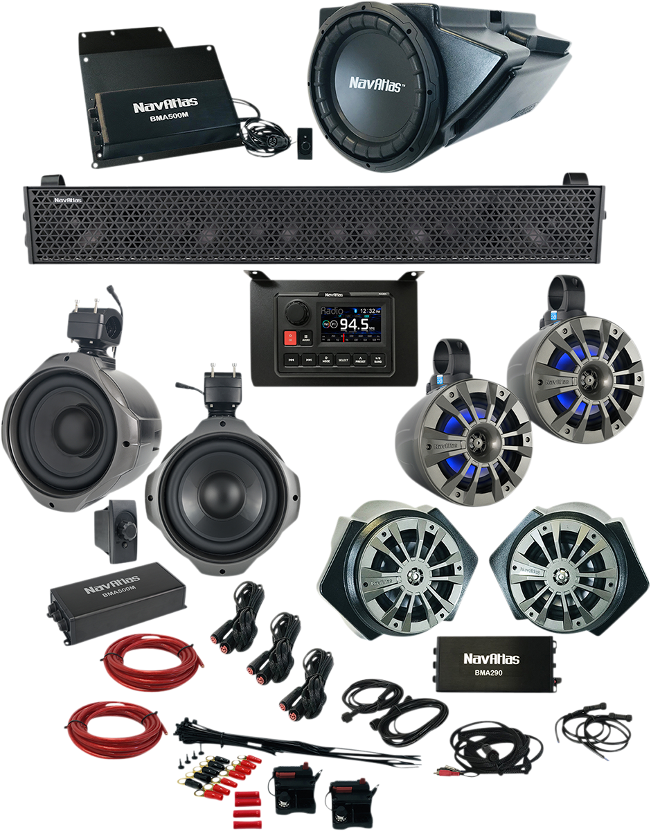 NAVATLAS Audio Kit - Zone 6 - Turbo S RZR1ZONE6S