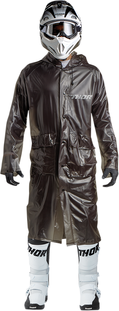 THOR Trench Rain Jacket - Black - One Size Fits Most 2854-0257