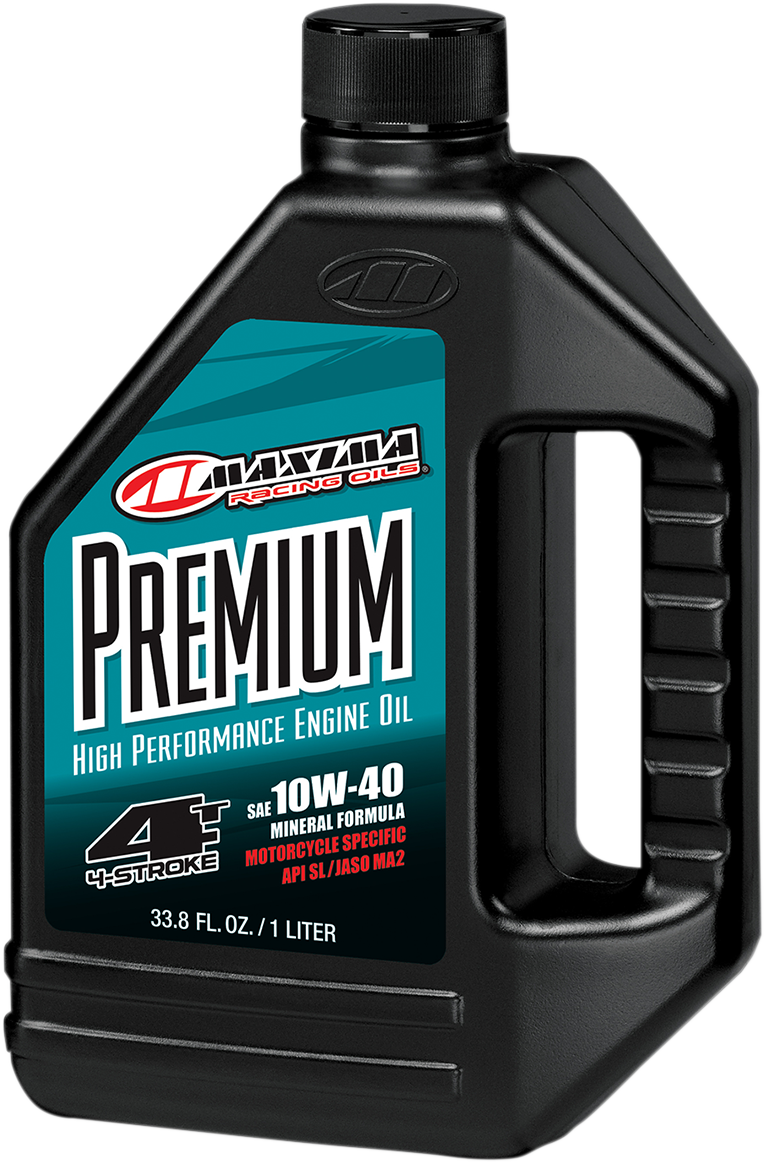 MAXIMA RACING OIL Premium High Performance Mineral 4T Engine Oil - 10W40 - 1L 34901