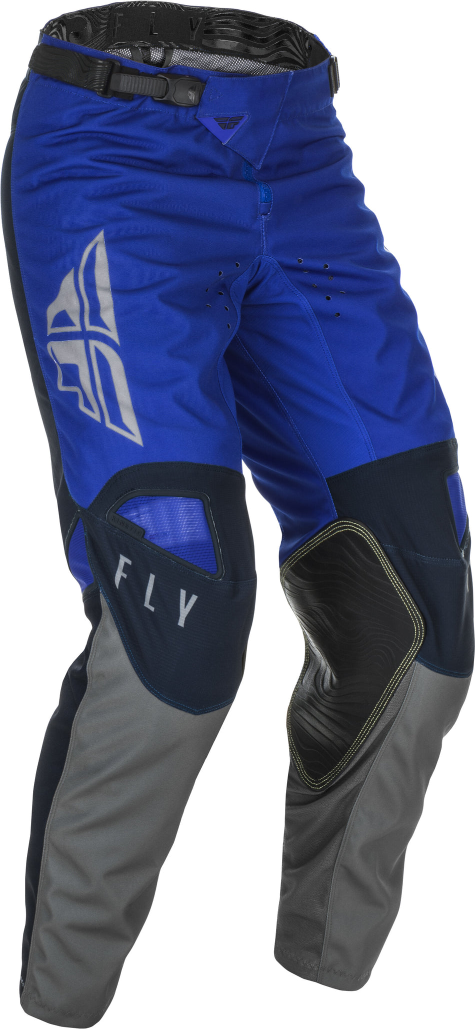 FLY RACING Youth Kinetic K121 Pants Blue/Navy/Grey Sz 18 374-43118