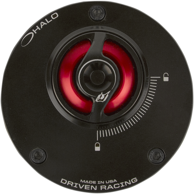 DRIVEN RACING Fuel Cap - Halo - Red DHFC-RD