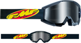 FMF Youth PowerCore Goggles - Core - Black - Silver Mirror F-50055-00002 2601-3022